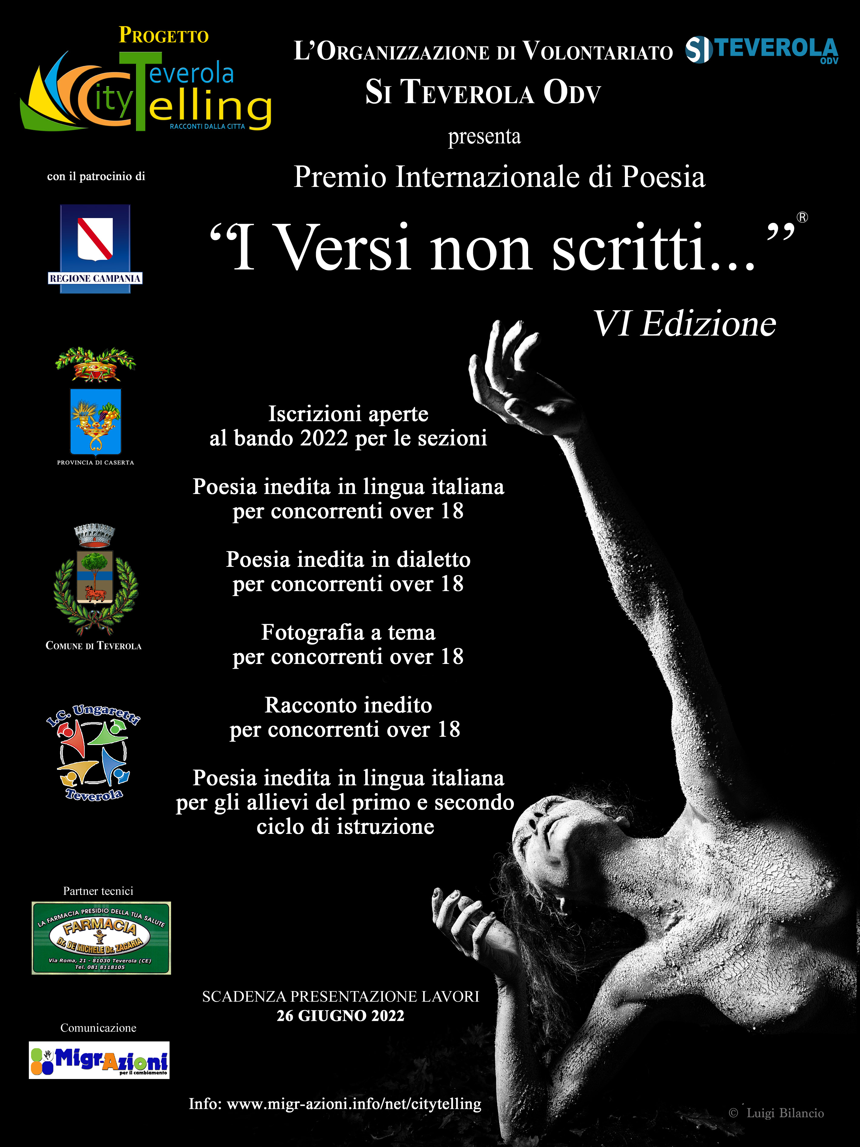  I Versi non scritti... Premio Internazionale di Poesia e Fotografia