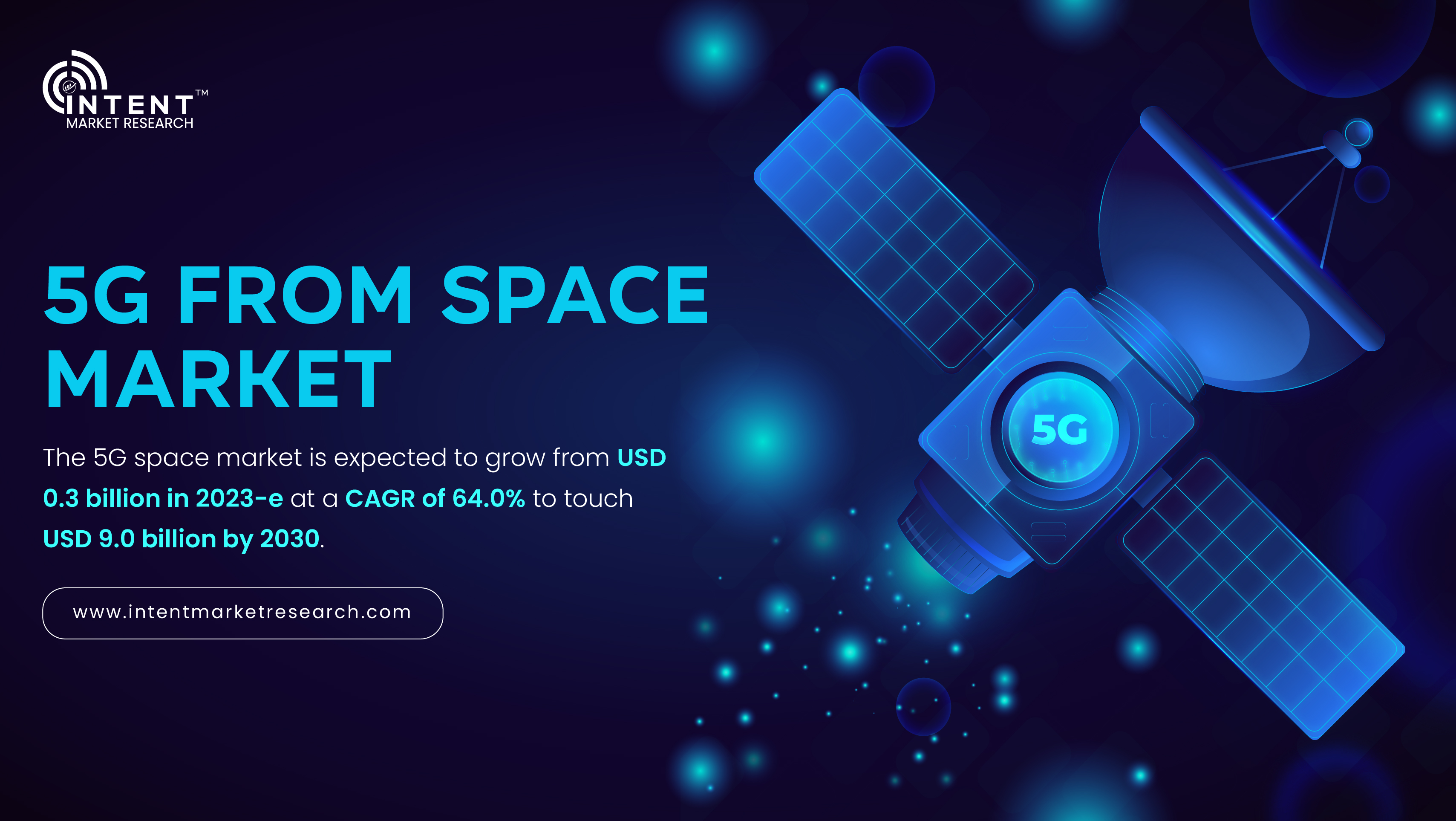 5G From Space Market to Grow at 64.0% CAGR, Surpassing USD 9.0 Billion by 2030
