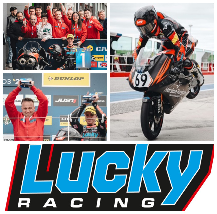 CIV Round 1 a Misano Adriatico del 5 e 6 aprile. IL Lucky Racing in testa al campionato.
