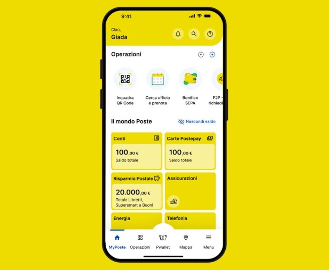POSTE ITALIANE: FROSINONE, CON LA NUOVA SUPER APP L’UFFICIO POSTALE A PORTATA DI SMARTPHONE