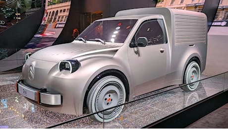 Citroën 2CV Fourgonette, studio di design e spunto di riflessione al Salone di Parigi