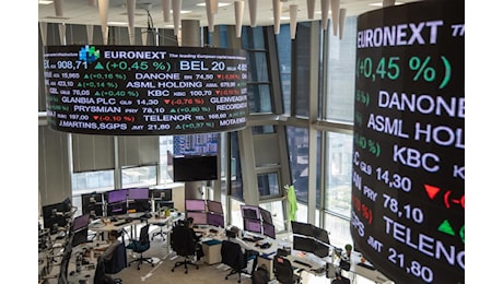 Borse europee in rialzo a metà seduta, spread Btp-Bund a 110,5 punti