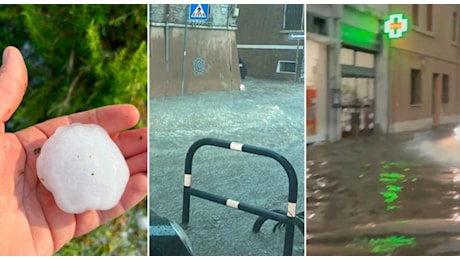 Maltempo, allarme supercelle e downburst con i temporali. Grandine gigante e venti oltre i 100 km/h