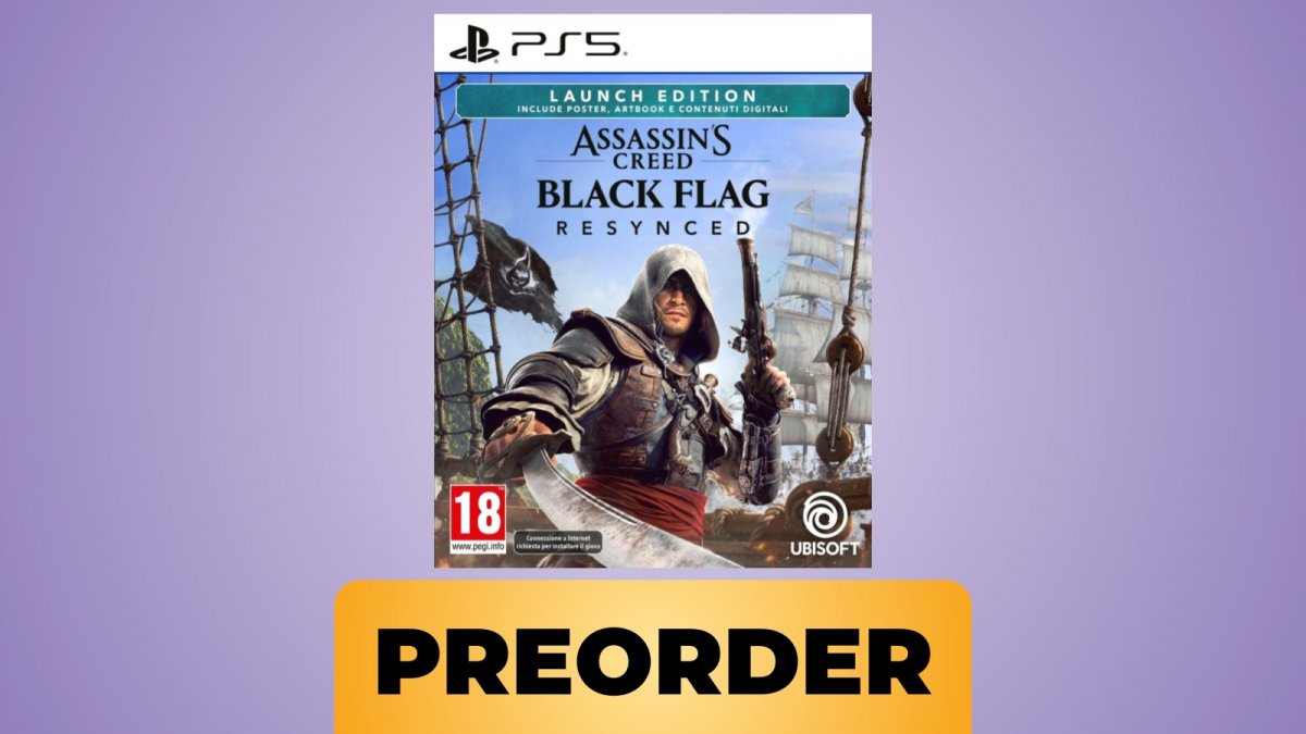 Ultima chiamata: prenota Assassin's Creed Black Flag Resynced e ottieni la Launch Edition Amazon