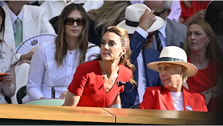 Royal Box di Wimbledon, tra i vip il ministro Abodi con la principessa Kate e il cancelliere Merz