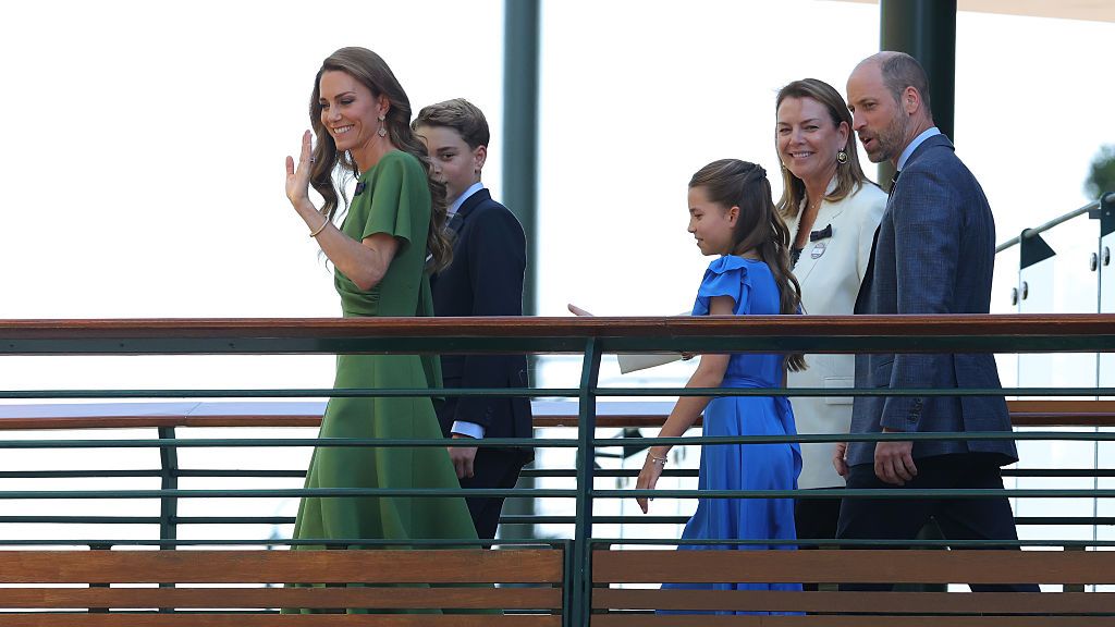 Wimbledon: William, Kate, George e Charlotte, i principi del Galles quasi al completo per la finale fra Sinner e Zverev