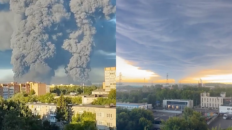 Attacco ucraino a 60 km da Mosca, droni sul deposito dell'Amazon russo. «Morti gli operai del turno notturno», Zelensky rivendica i raid - Il video - Open