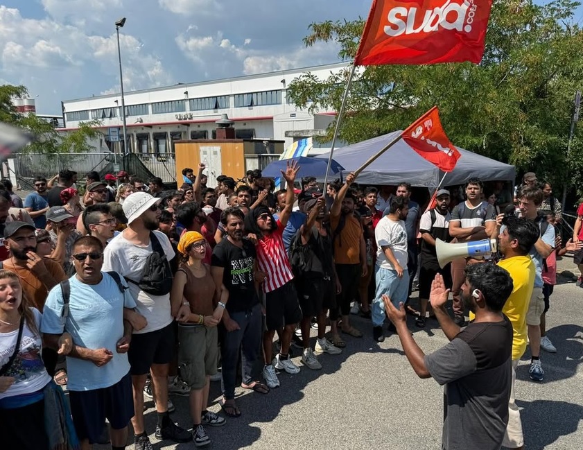 SEANO (PRATO): SGOMBERO POLIZIESCO DEL PICCHETTO OPERAIO ALLA ACCA. DOMENICA 5 LUGLIO NUOVA MOBILITAZIONE DI PIAZZA.