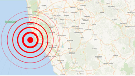Terremoto di magnitudo 3.3 al largo di Livorno, chiuso il centro situazioni