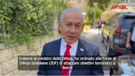 Libano, Netanyahu ordina di colpire Beirut: Stiamo eliminando le roccaforti di Hezbollah