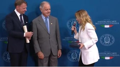 Da Cerea ad Antinori, ecco i dieci Maestri dell'Arte della Cucina Italiana premiati da Meloni
