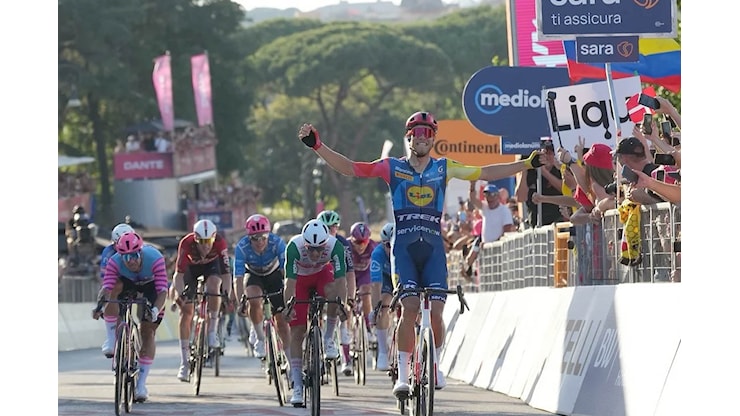Giro: e alla fine… arriva Jonathan Milan - CiclismoWeb