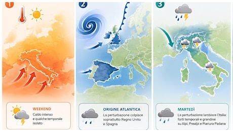 Meteo, il caldo afoso lascia spazio a temporali estremi: le zone a rischio tra sabato e domenica