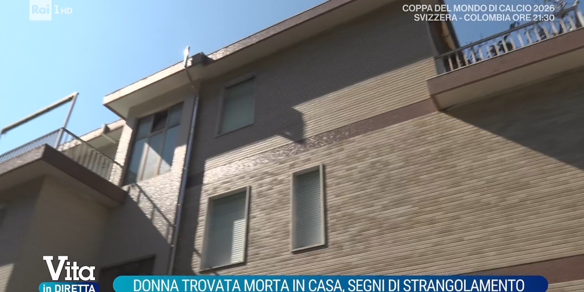 Vita in diretta 2025/26 - Donna trovata morta in casa, segni di strangolamento - 07/07/2026 - Video
