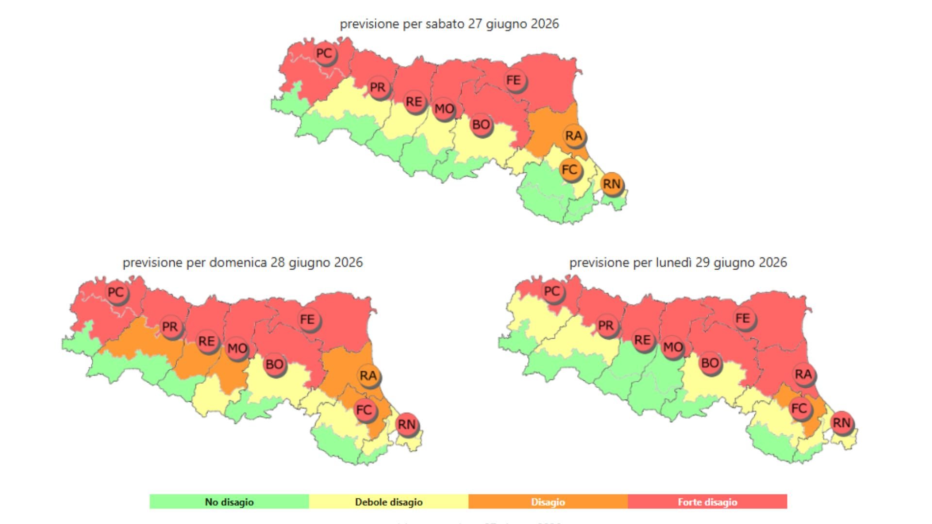 Temperature estreme, in Emilia scatta l'allerta rossa. Rimini apre gratis i musei come rifugi climatici