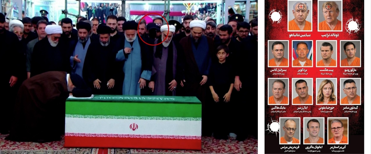 Macabra provocazione dall'Iran, Meloni in tuta arancione nella lista nera dei responsabili della morte di Khamenei con Trump, Netanyahu e i leader d'Europa