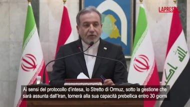 Iran, Araghchi: Interferenze su accordo ritarderebbero riapertura Hormuz