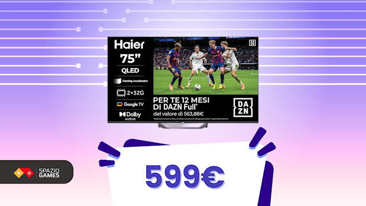 Una 75” a meno di 600€: la migliore offerta del momento? - SpazioGames