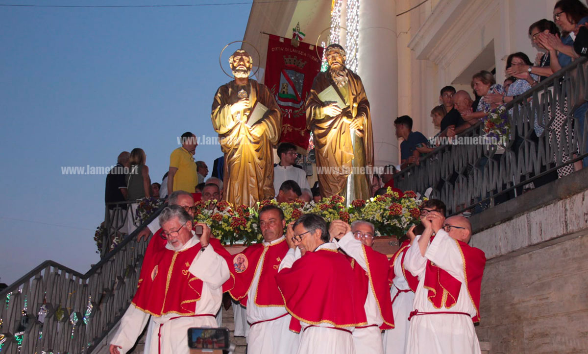 Lamezia, tradizionale processione chiude le celebrazioni in onore dei Santi patroni Pietro e Paolo