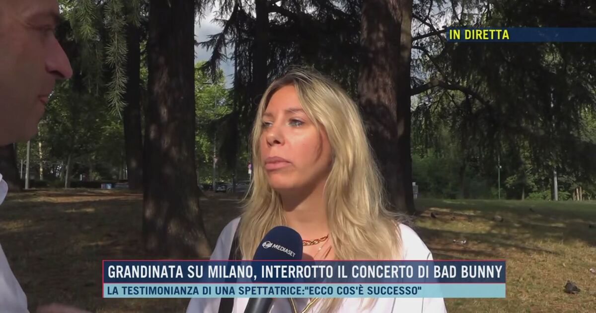 Morning news: Grandinata su Milano, interrotto il concerto di Bad Bunny Video