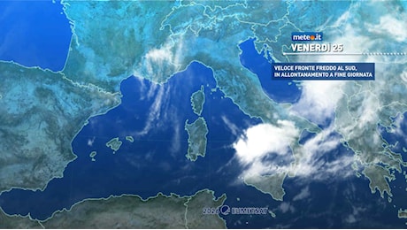 Meteo, piogge e temporali al Sud: allerta gialla in sette regioni