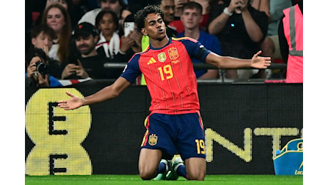 Nations League, Inghilterra-Spagna 0-1: Yamal gela Wembley dopo 100 secondi