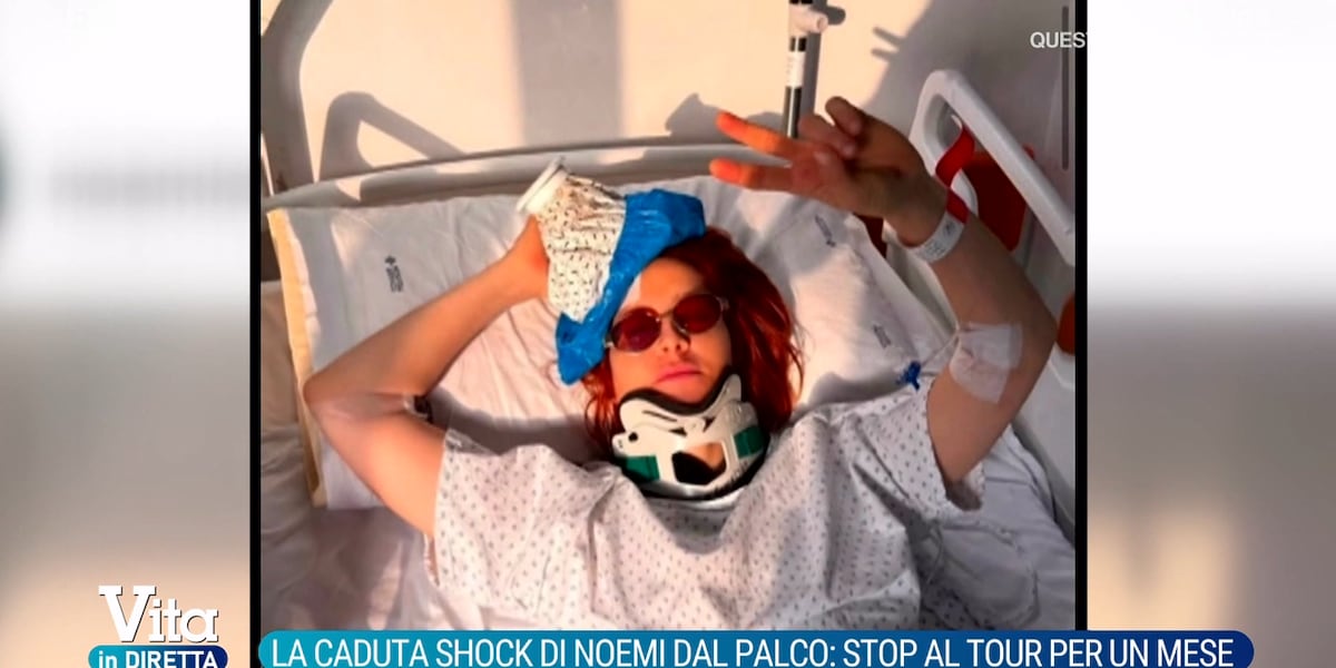 Noemi dopo la caduta dal palco: “Che grande spavento, ma ho la testa dura” - 21/07/2026