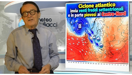 Meteo, Giuliacci prevede due settimane di freddo e piogge in Italia