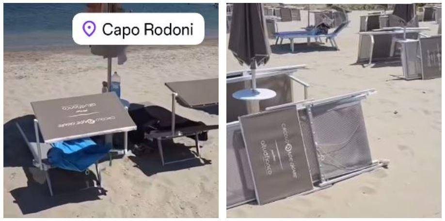 I lettini rubati al Circolo Onde Chiare... sono su una spiaggia in Albania. «Nonostante le denunce sono ancora là: aiutateci»