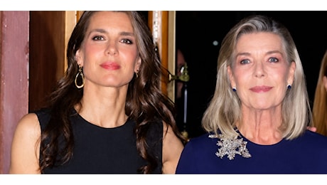 Carolina di Monaco e le figlie Charlotte e Alexandra all'Opéra Garnier per i Premi Prince Pierre