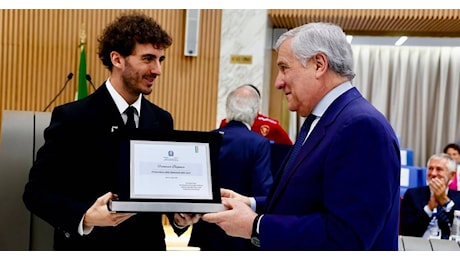 Bagnaia, Bezzecchi, Rossi e altri premiati alla Farnesina
