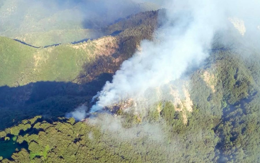 In contenimento l’incendio a Villore