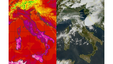Meteo, le temperature massime di oggi: +45°C a Caltagirone, +26°C a Belluno
