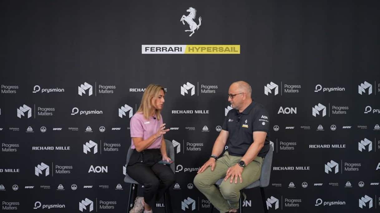 Ferrari Hypersail, le parole di Matteo Lanzavecchia